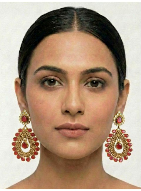 Antique Polki Earrings